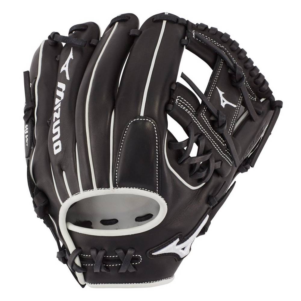 Mizuno Pro Select Fastpitch 11.5" Női Kesztyű Fekete UFM236509